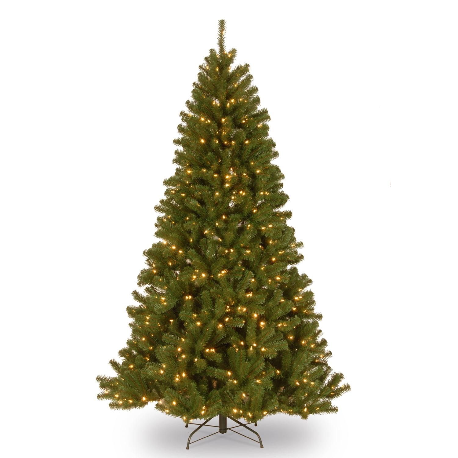 Prelit North Valley Spruce Artificial Christmas Tree Clear Lights - National Tree Company