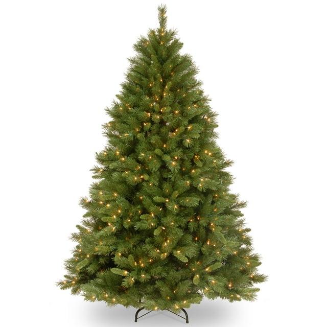 6.5' Prelit Winchester Pine Artificial Christmas Tree Clear Lights - National Tree Company