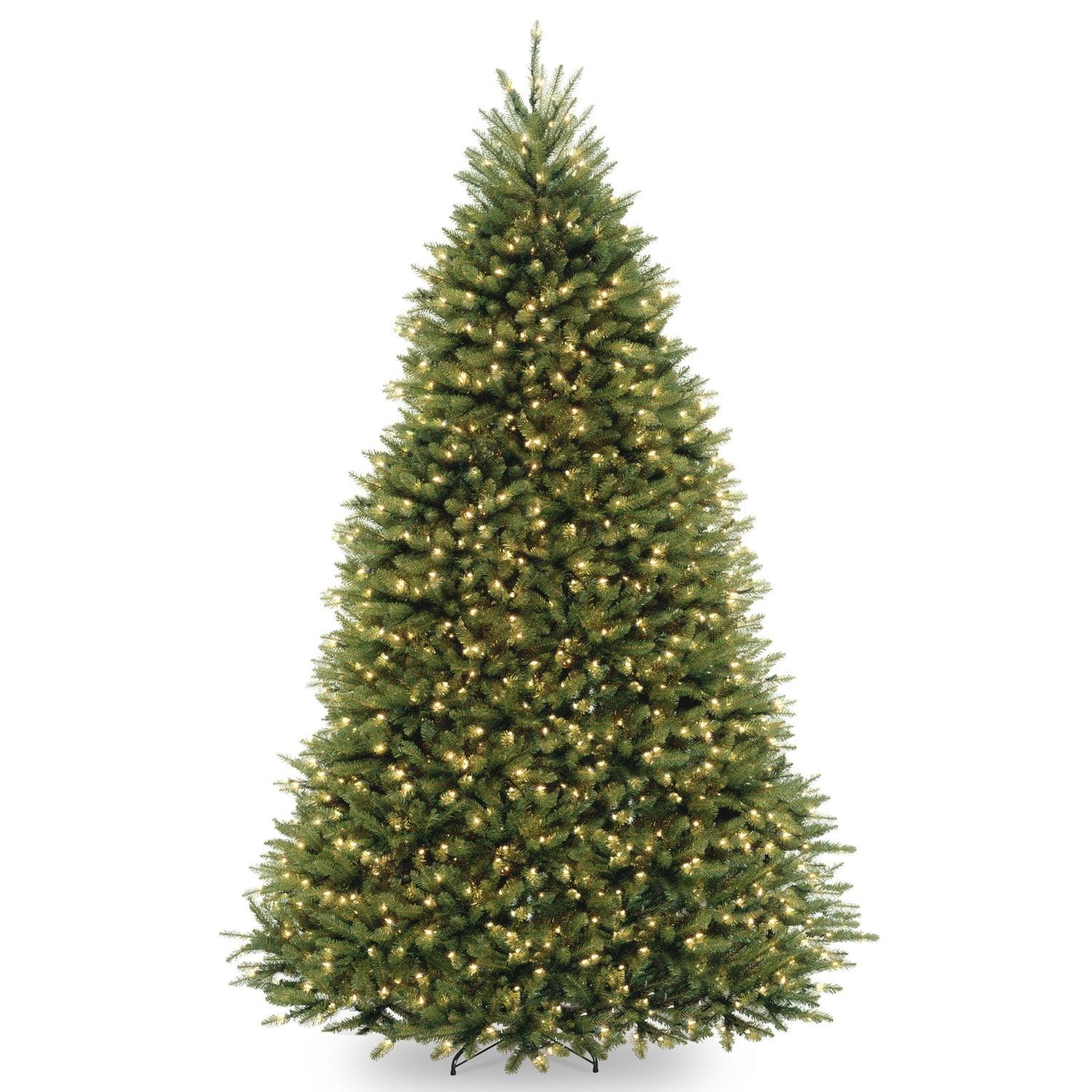 National Tree Company 4.5' Pre-Lit Dunhill Fir Hinged Artificial Christmas Tree with Clear Lights