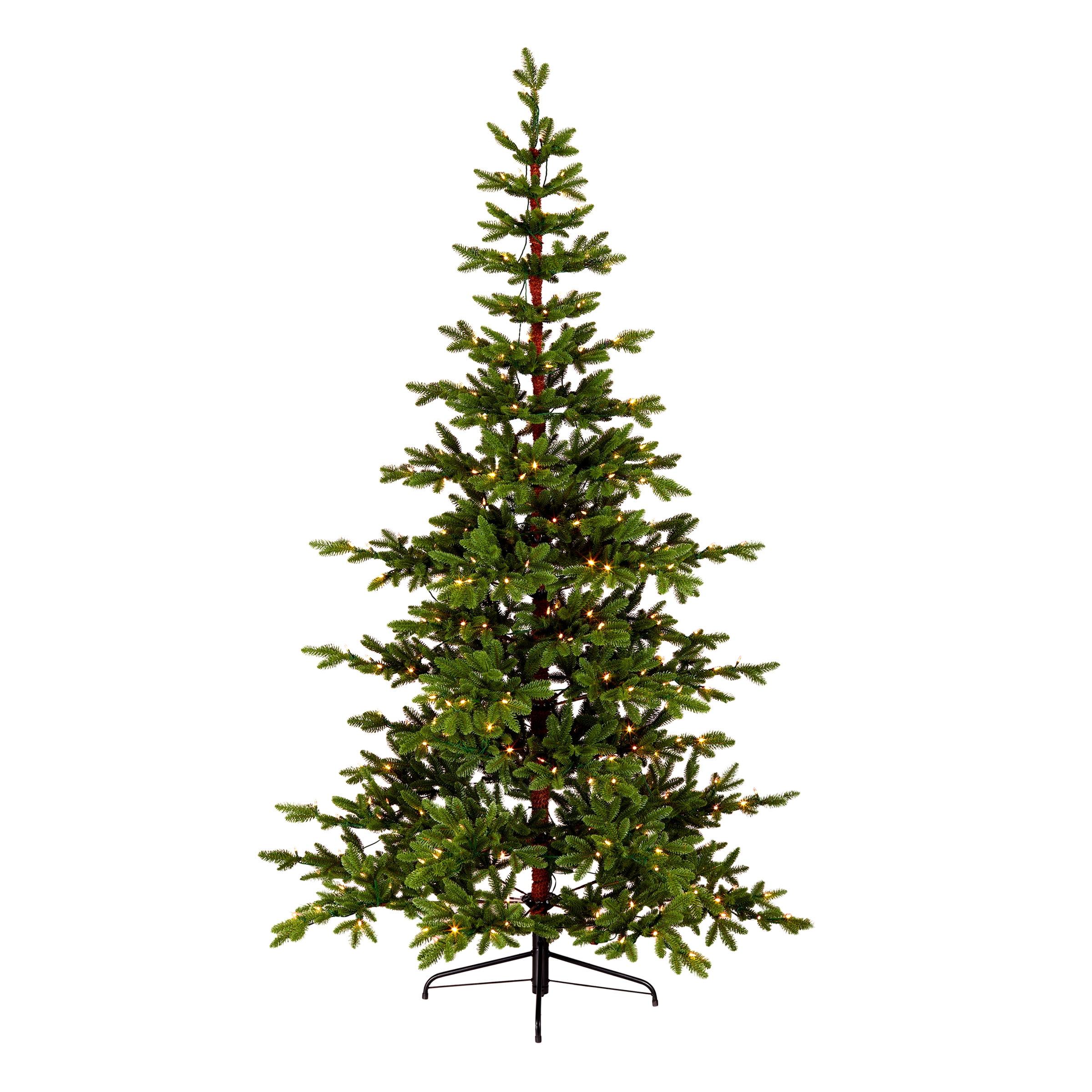 7.5' Prelit PowerConnect Feel Real Hinged Dancer Pine Artificial Christmas Tree Clear Lights - National Tree Company