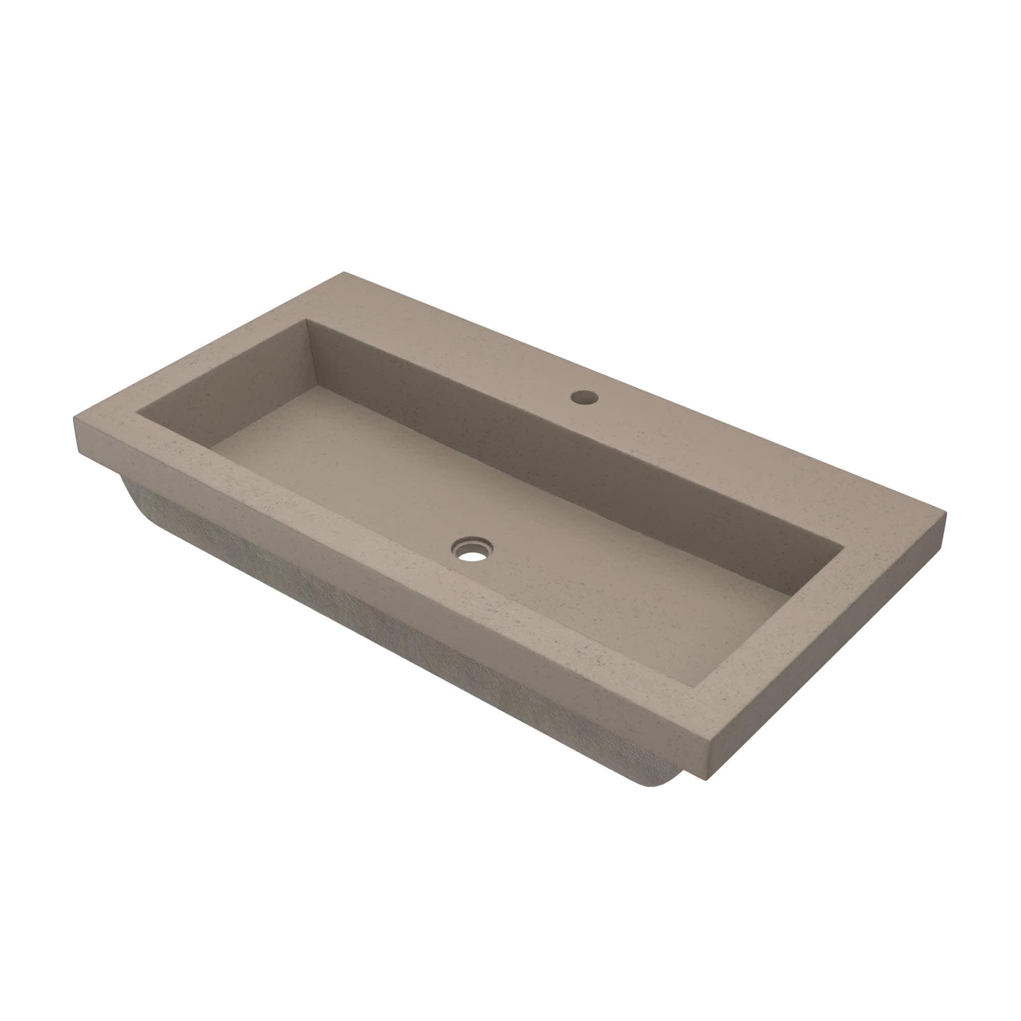 Trough Handmade Rectangular Bathroom Sink