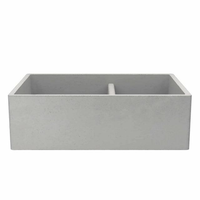 Farmhouse 33" L x 21" W Double Basin Farmhouse/Apron Kitchen Sink
