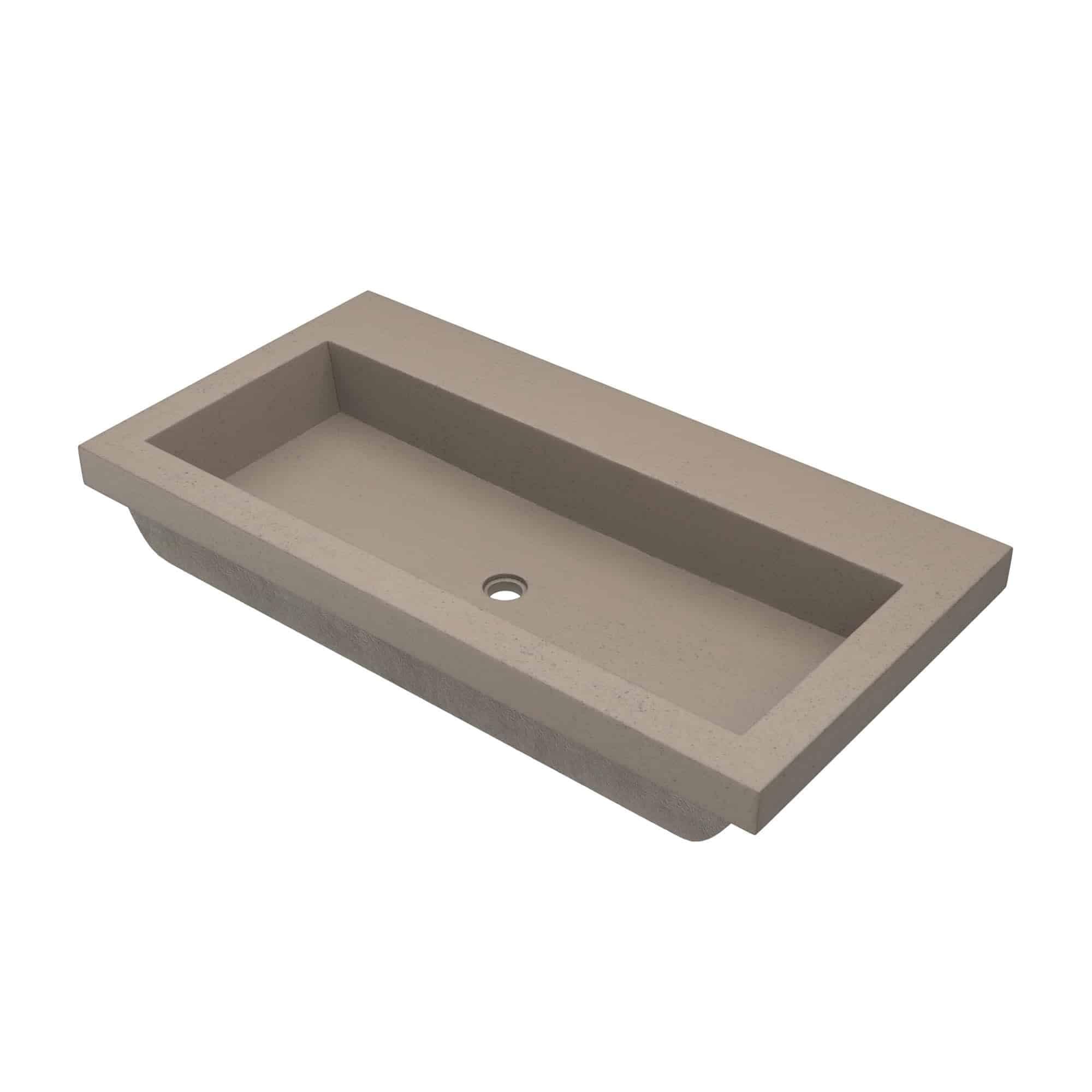 Handmade Rectangular Bathroom Sink