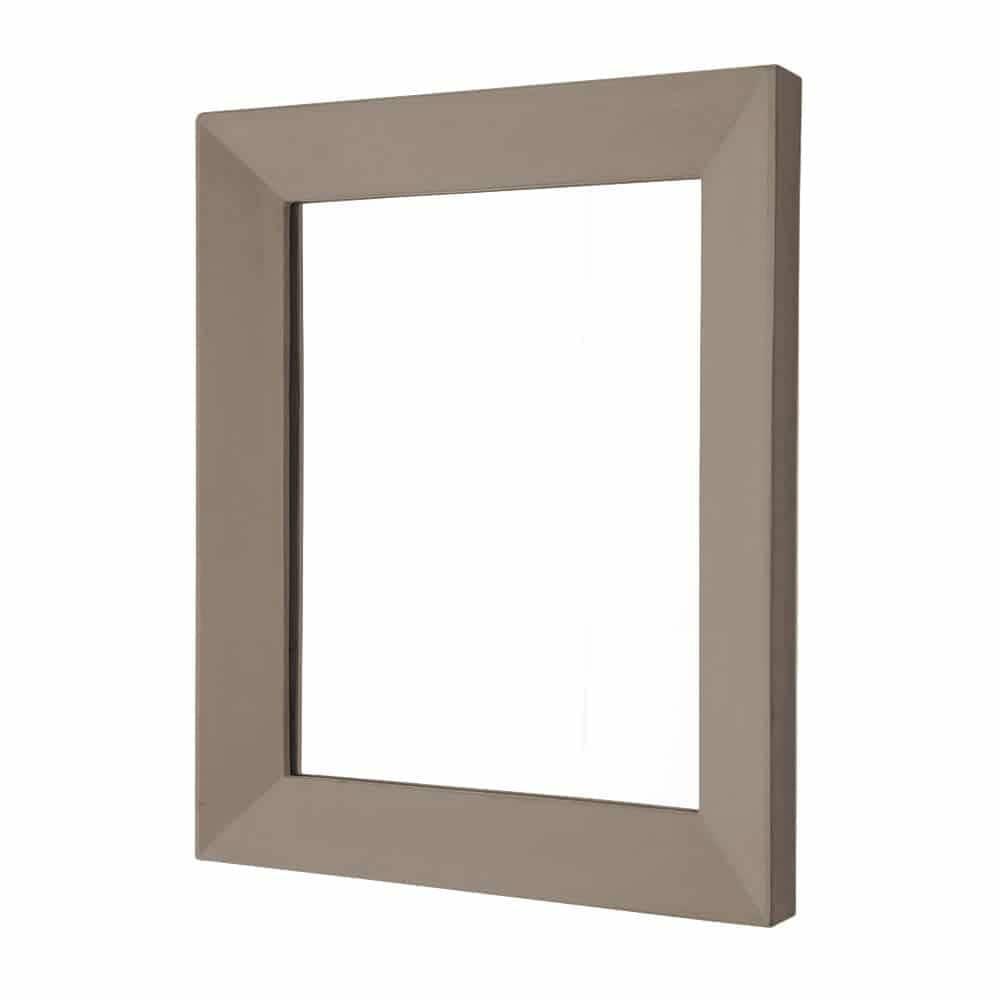 Native Trails Portola Rectangle Concrete Mirror Earth A Brown, Grey