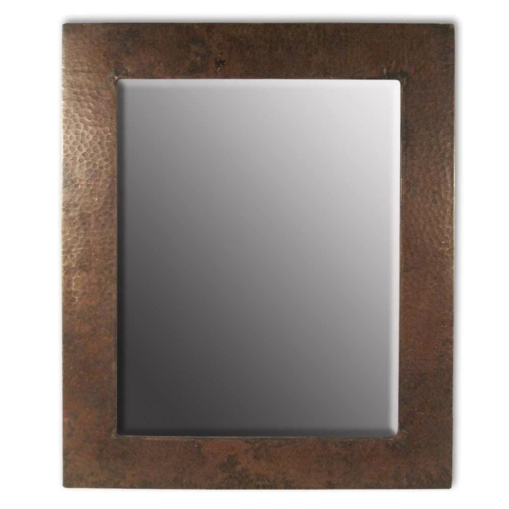 Sedona Rustic Beveled Bathroom Mirror