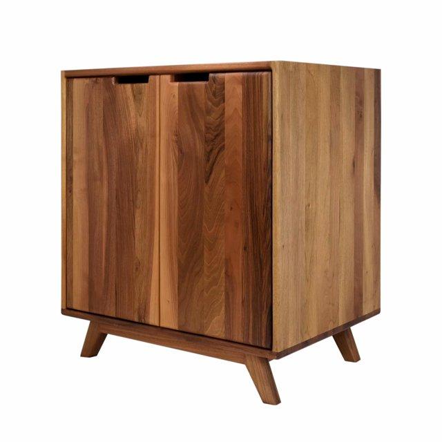 Topanga 30" Single Bathroom Vanity Base Only in Walnut
