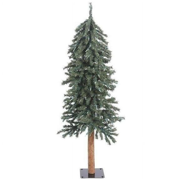 Vickerman 2' 3' 4' Natural Bark Alpine Artificial Christmas Tree Set, Unlit