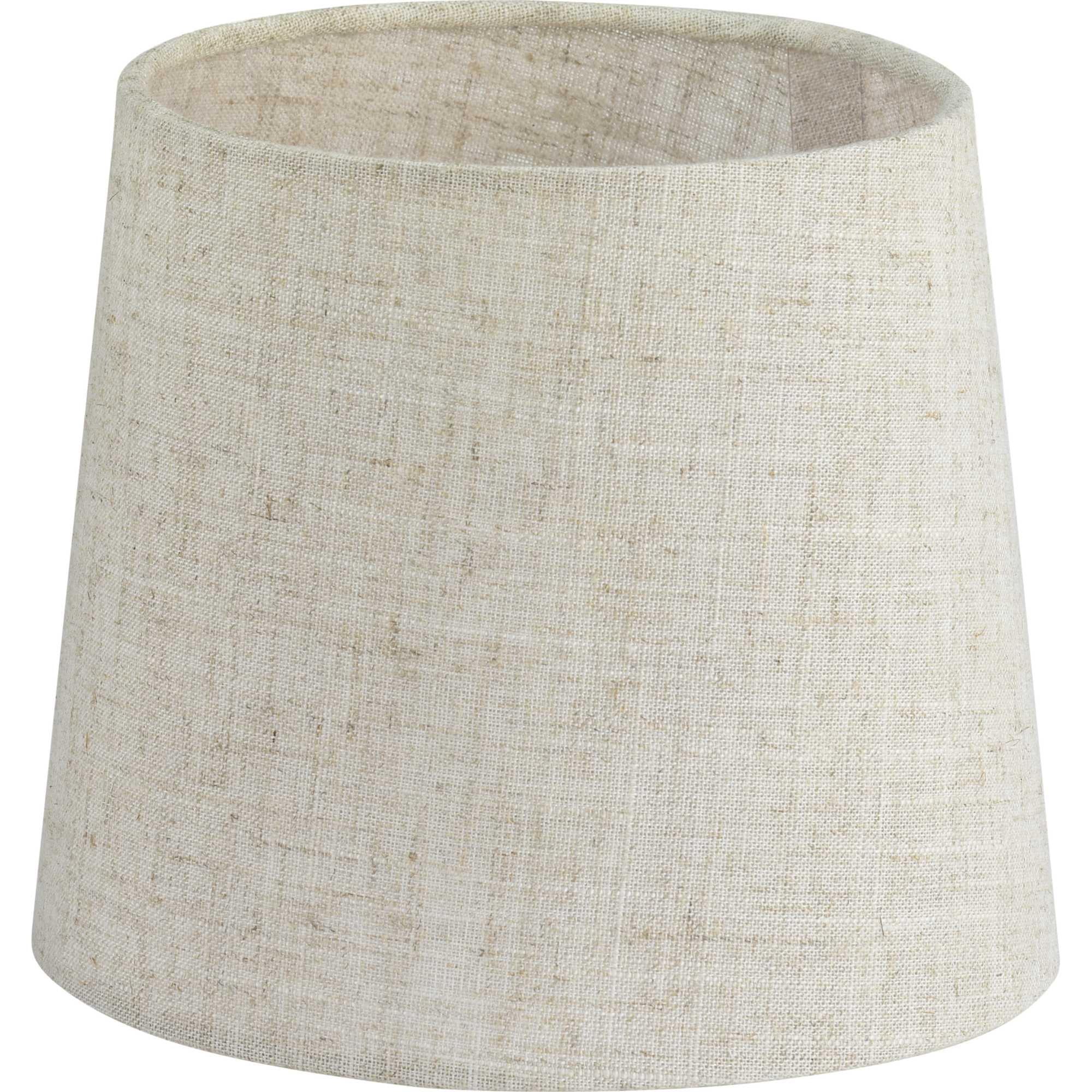 Natural Burlap Empire Chandelier Shade 6'' Linen Finish