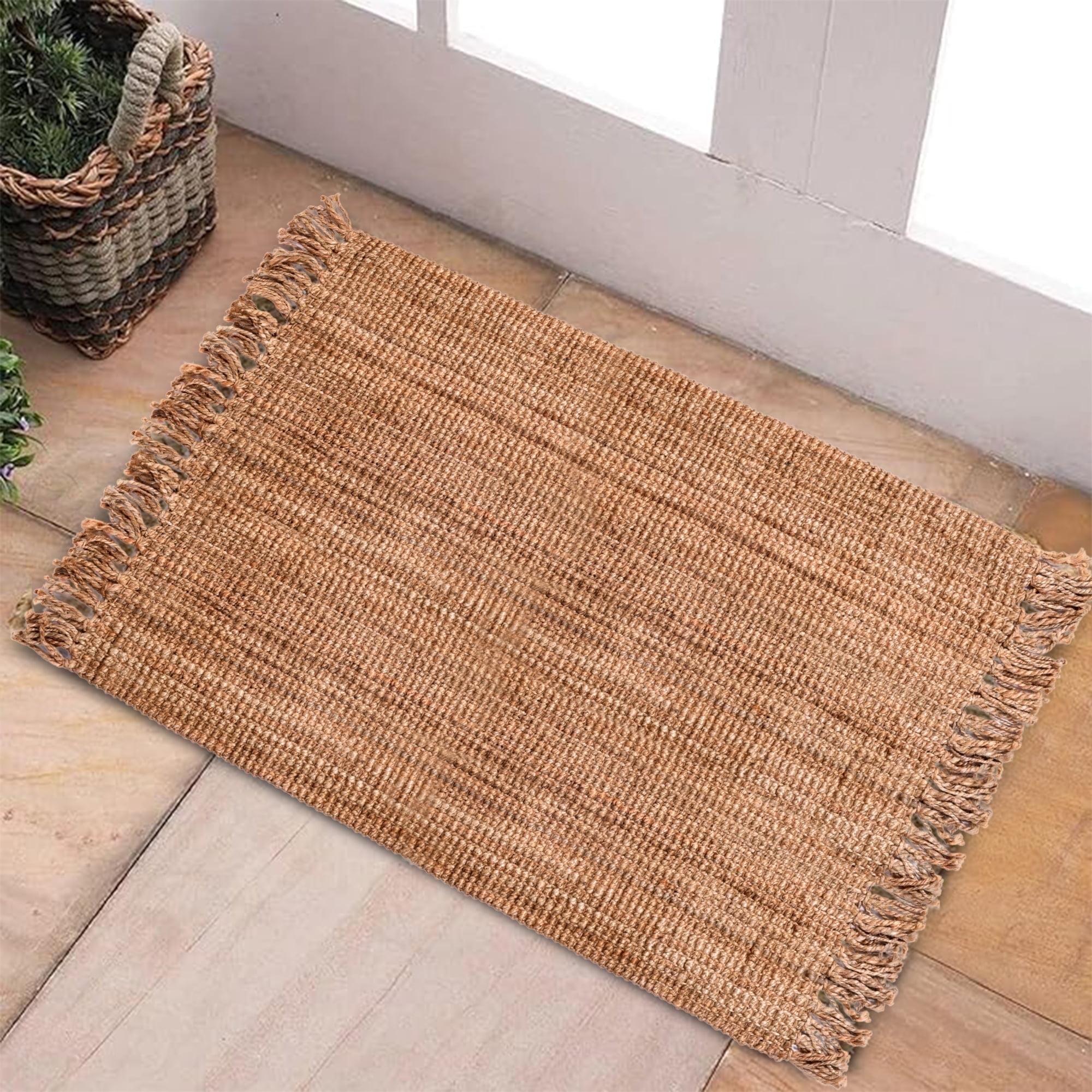 nuLOOM Raleigh Farmhouse Jute Tasseled Area Rug, 2' x 3', Natural