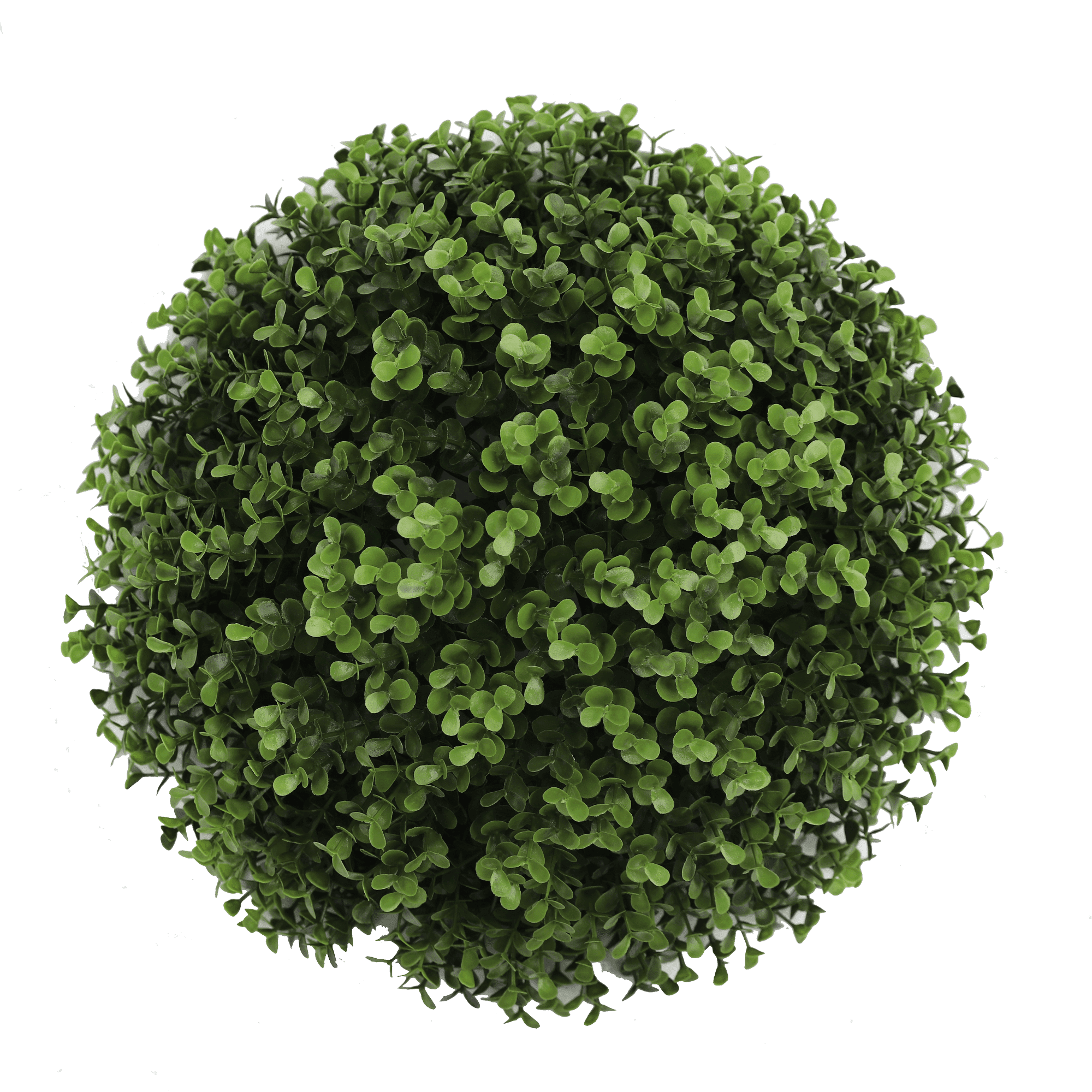 Natural Green 11" UV Resistant Artificial Boxwood Topiary Balls, Set of 2