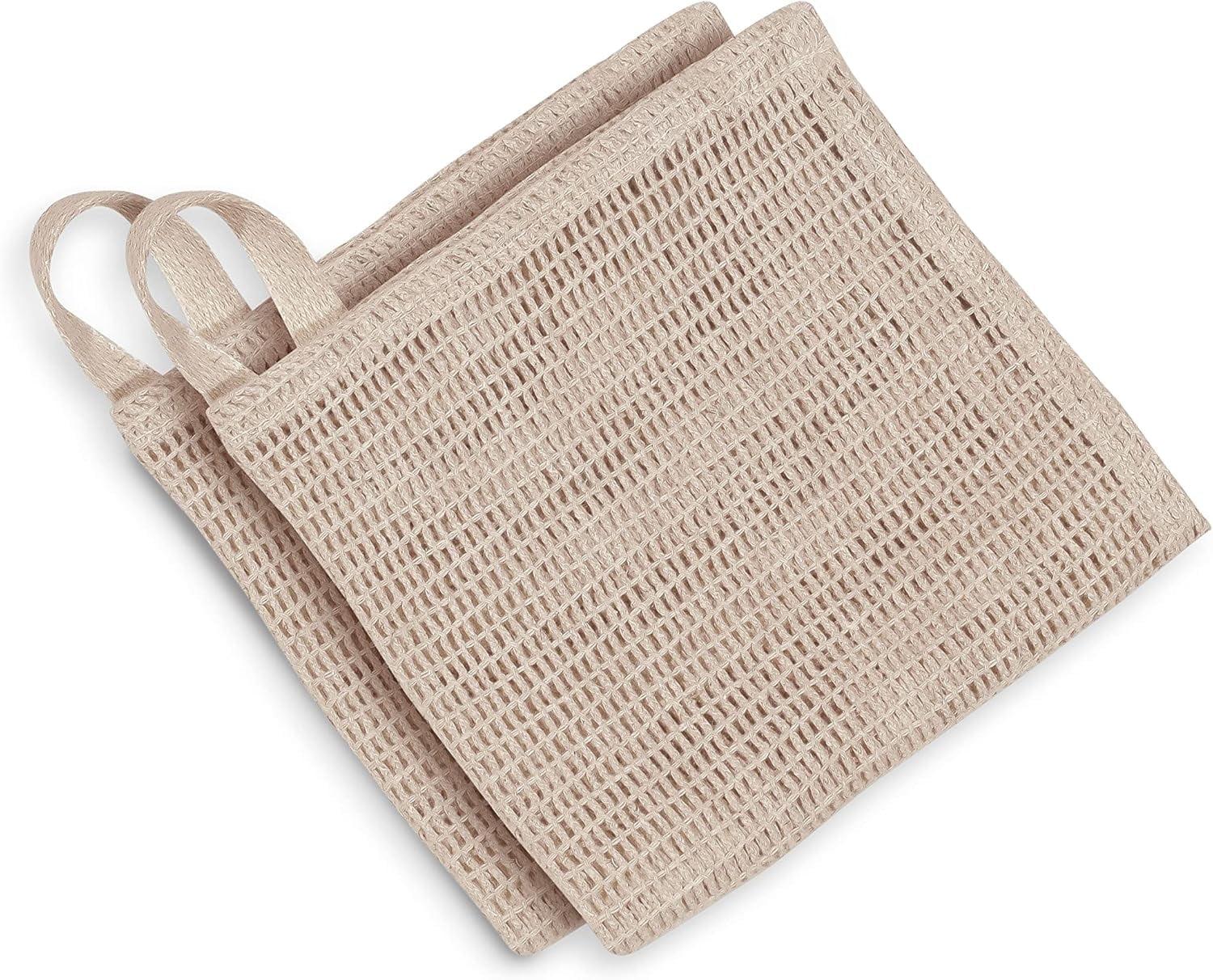 Bean Products Skin-Friendly Washcloths for Bathroom and Kitchen Fast-Drying Wash Cloths for Effective Cleaning
