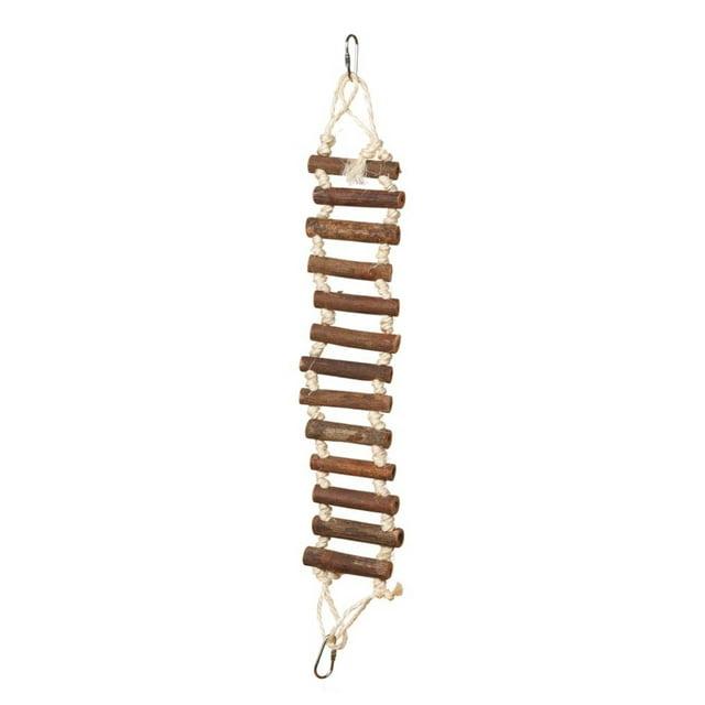 Prevue Pet Products Handmade Natural Wood Rope Ladder Bird Toy