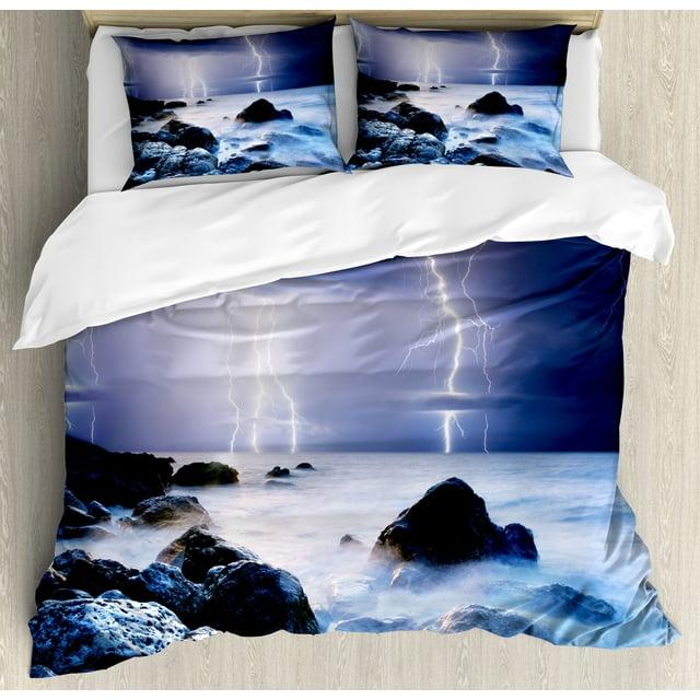 Ambesonne Coastal Duvet Cover Set