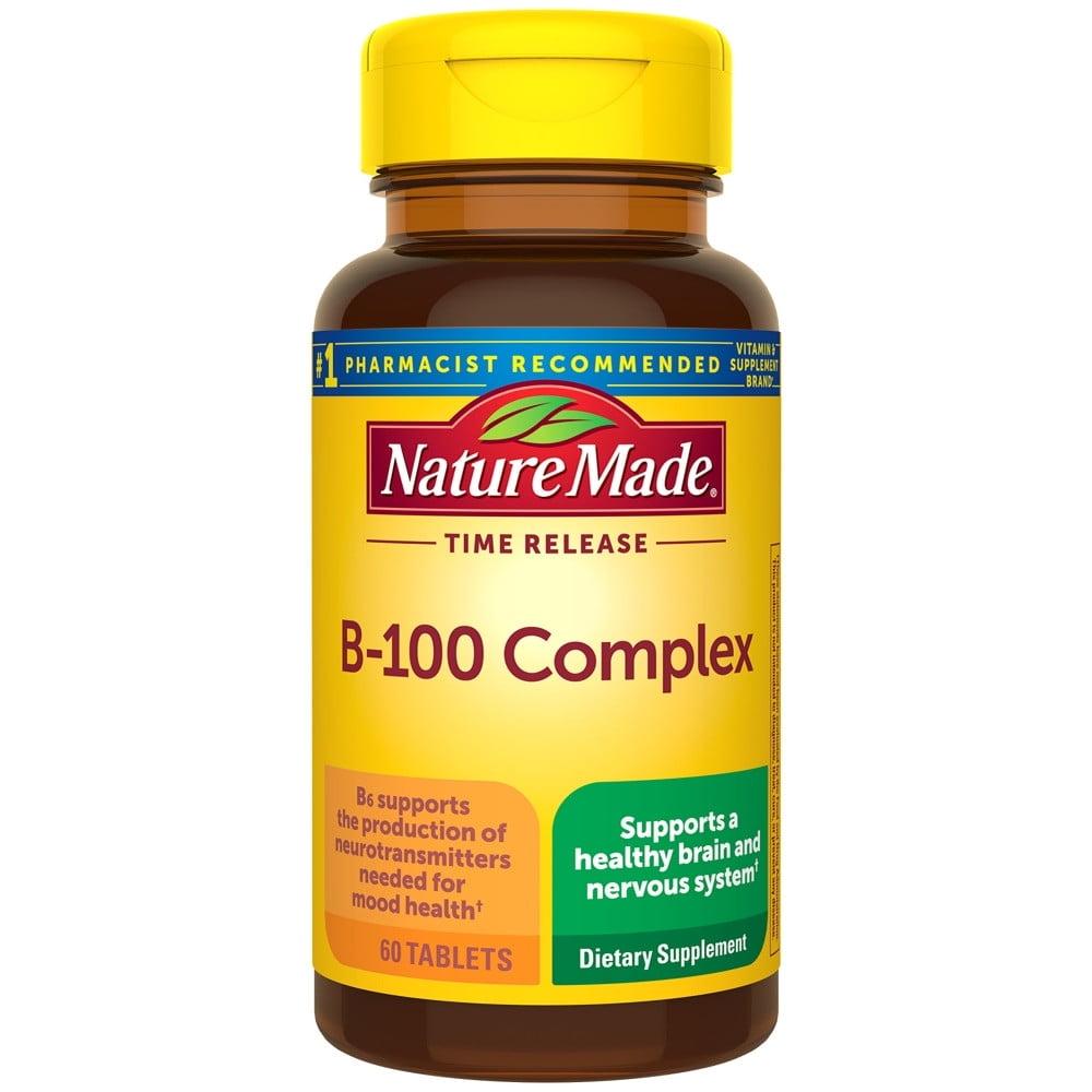 Adult Gluten-Free B Complex Vitamin Tablets - 60 Count