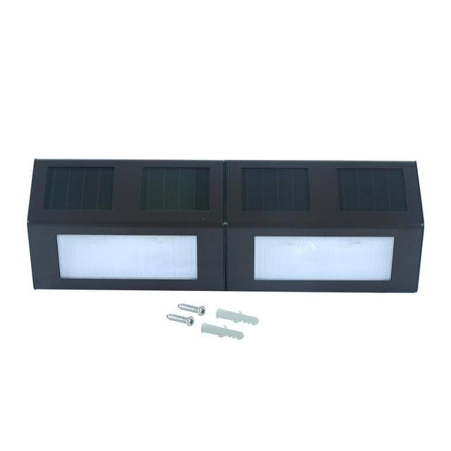 Nature Power Bronze Solar Step Lights - Set of 4