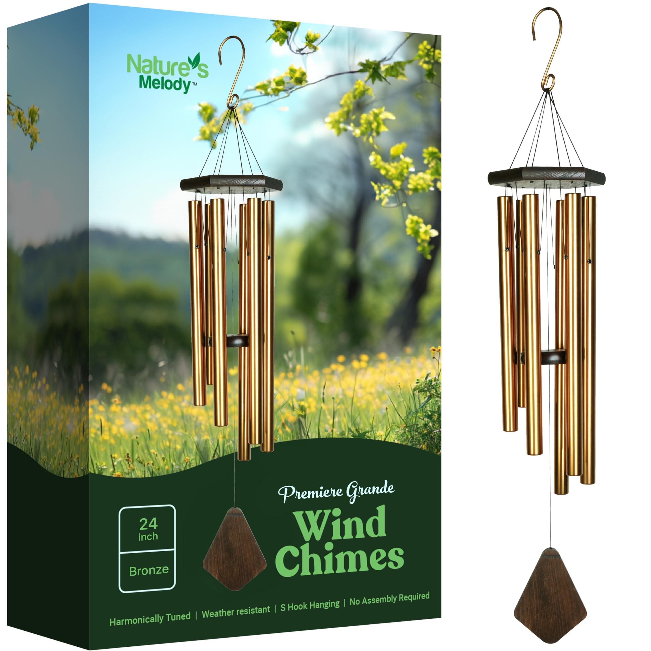 Nature's Melody Nature's Melody Tuned 6-Tube Outdoor Wind Chimes