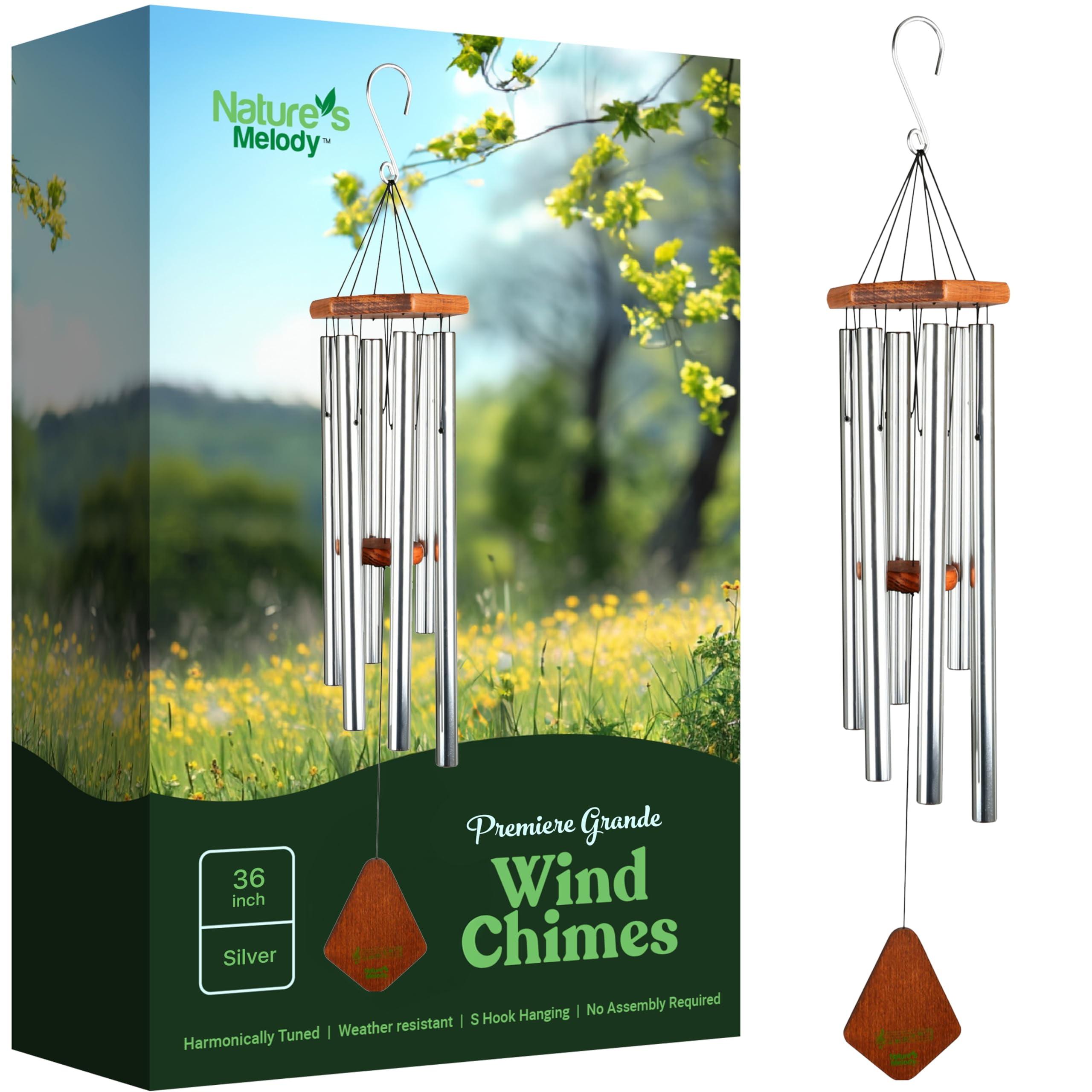 Nature's Melody Nature's Melody Tuned 6-Tube Outdoor Wind Chimes