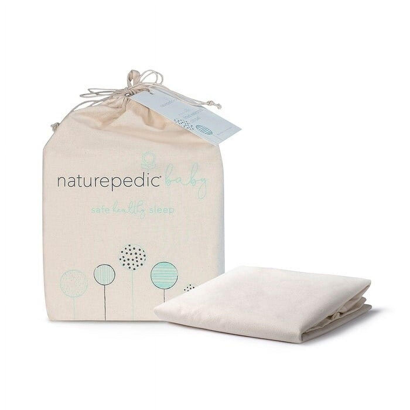 Naturepedic Waterproof Organic Crib Mattress Protector Pad