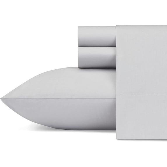 Nautica Solid Cotton Percale Sheet Sets