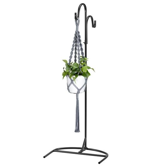 Shepherds Hooks For Outdoor - Hanging Bird Feeder Plant Pot Hook Stand Pole For Garden - Adjustable Hooks For Hummingbird Feeders And Plants