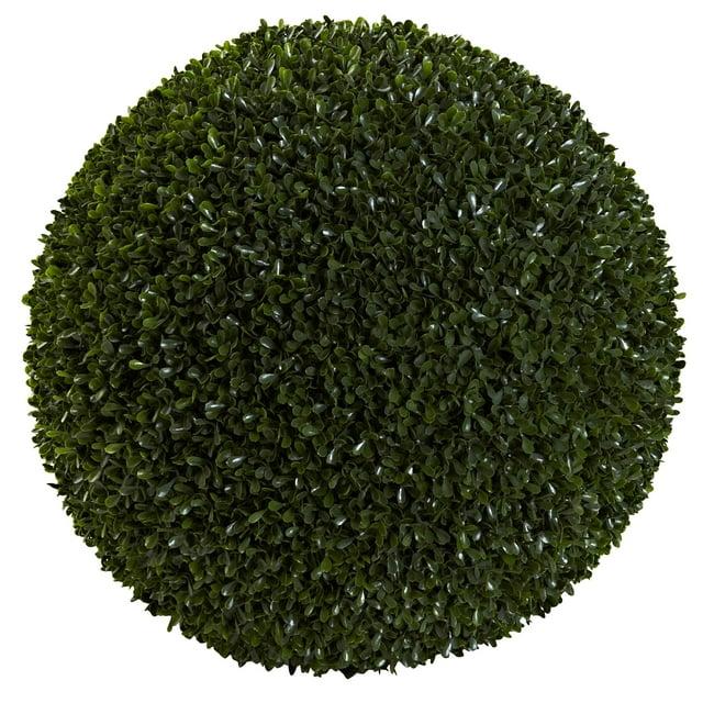 Nearly Natural 19 in. Boxwood Ball (Indoor/Outdoor)