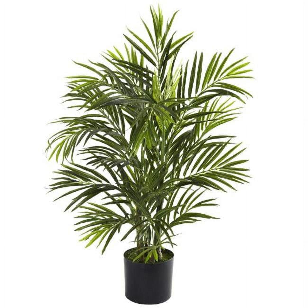 Nearly Natural 5387 Areca Palm UV Resistant Plant in Pot (5387)