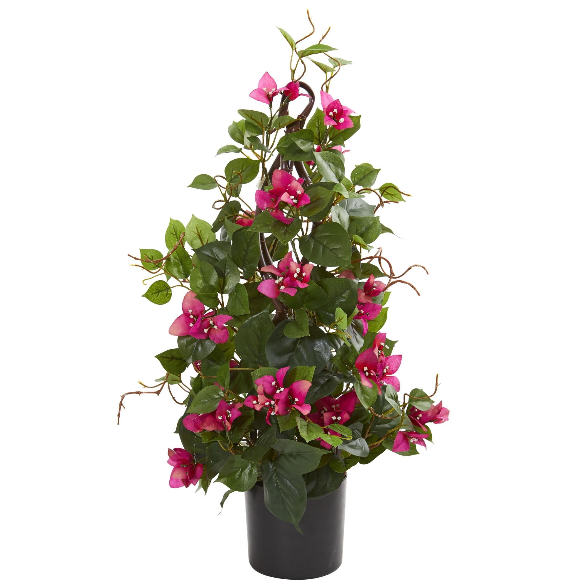 Vibrant Pink Bougainvillea Artificial Tabletop Centerpiece