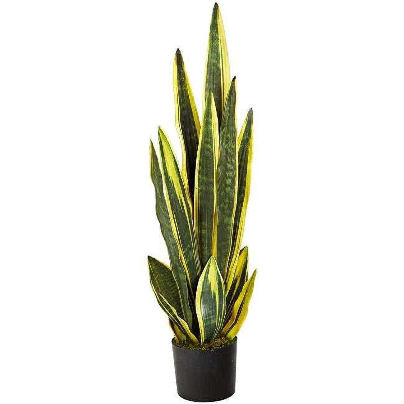 Faux Snake Plant (Sansevieria) Tree in Planter