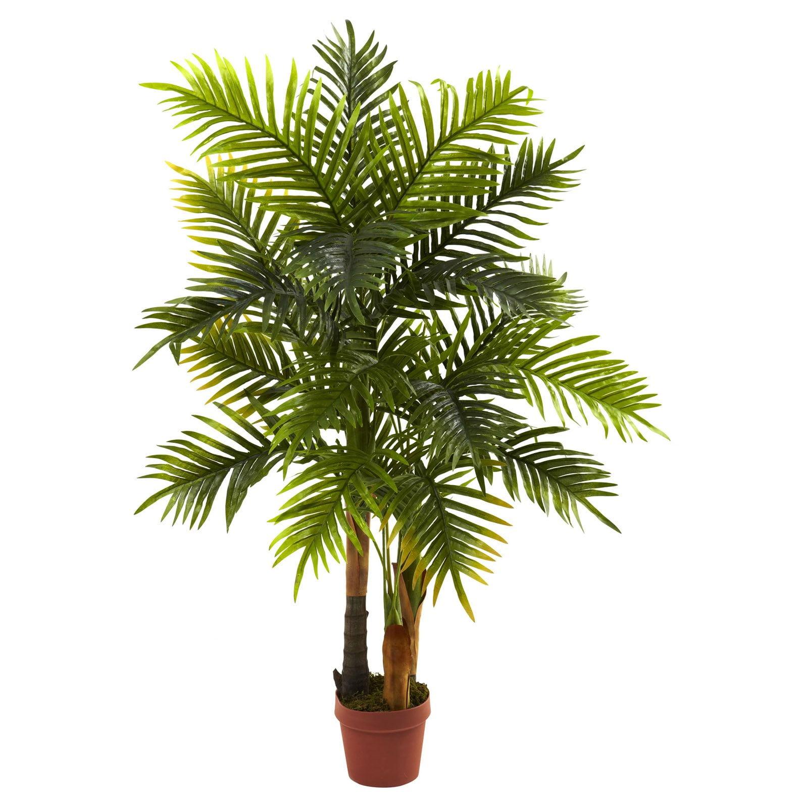 Nearly Natural 4-ft Areca Palm Tree (Real Touch)