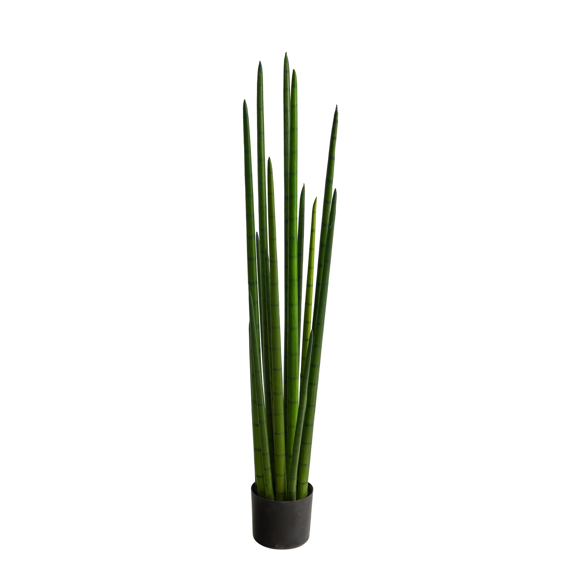 Nearly Natural 4-ft Sansevieria Snake Artificial Plant