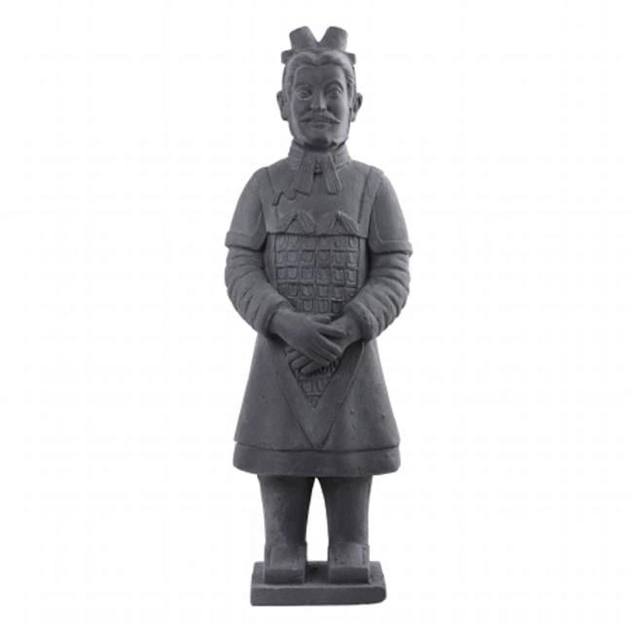 Arlmont & Co. Atas Warrior Weather Resistant Stone Garden Statue