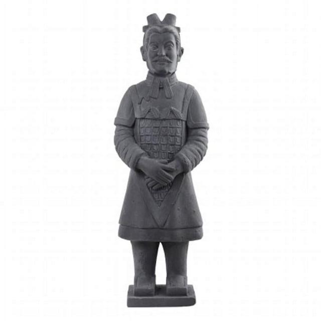 Arlmont & Co. Atas Warrior Weather Resistant Stone Garden Statue