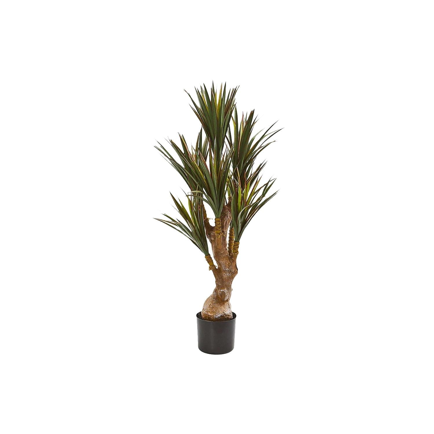 Nearly Natural 46-in Yucca Artificial Tree UV Resistant (Indoor/Outdoor)