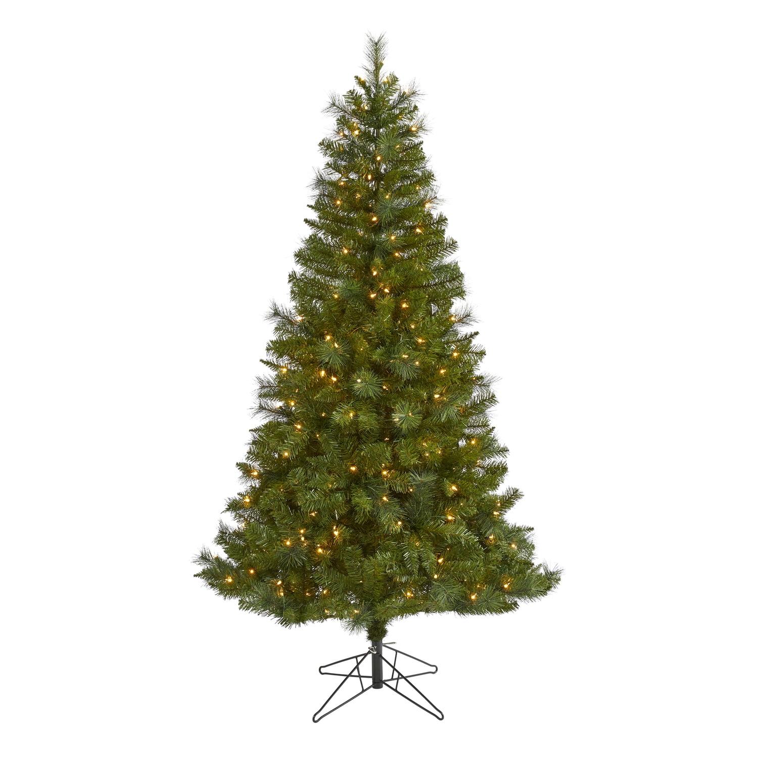 Nearly Natural 6' Mount Hood Spruce Prelit Artificial Christmas Tree