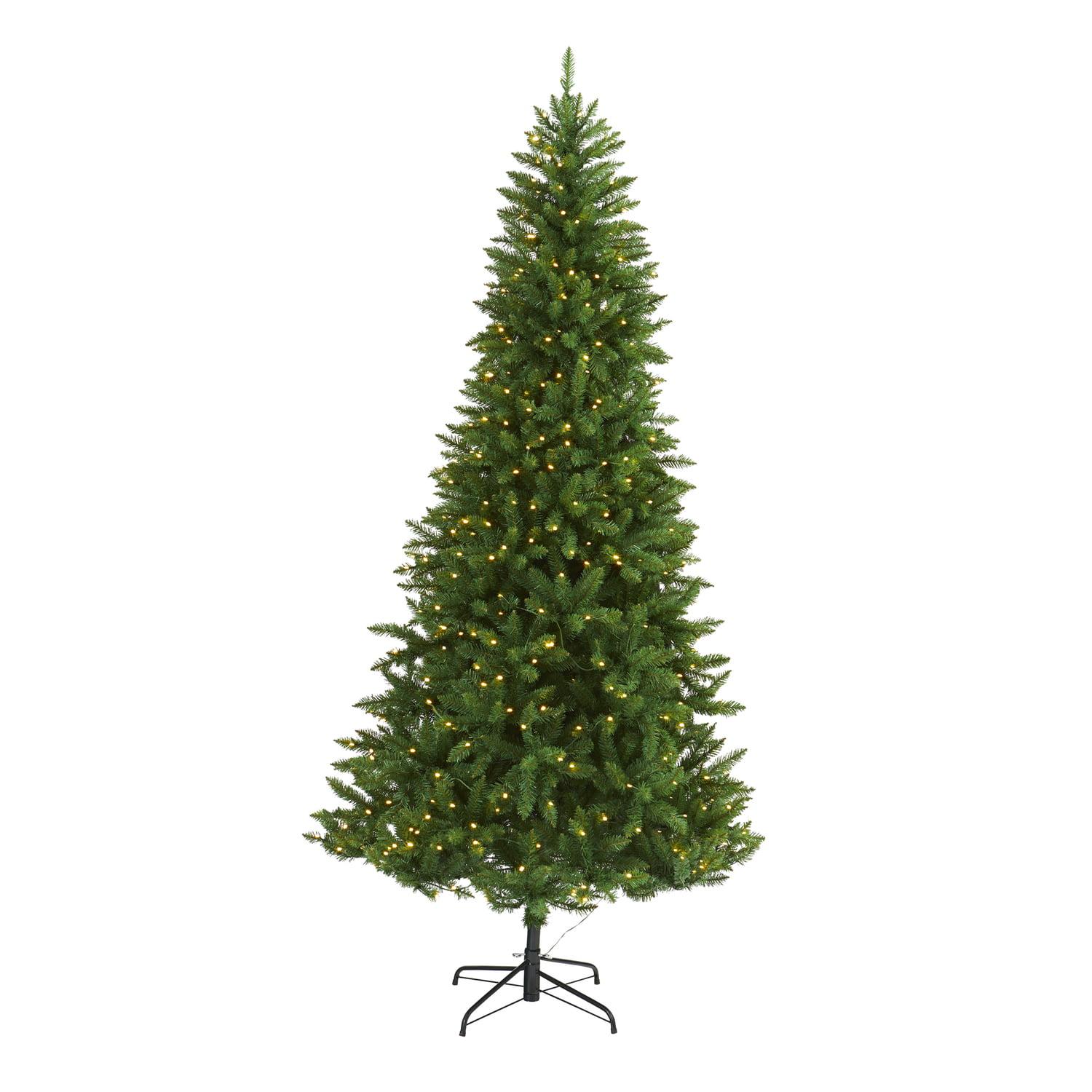 Evergreen Glow Fir Artificial Christmas Tree with Clear LED Lights - 7.5ft