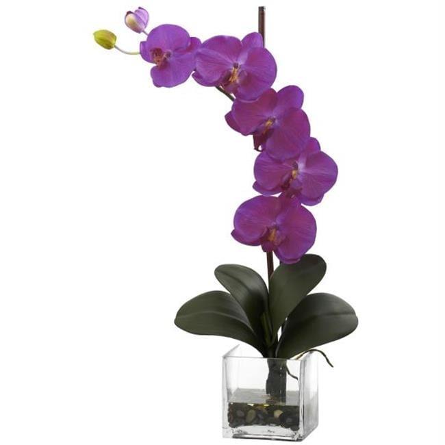 Nearly Natural Giant Phalaenopsis Orchid with Vase Arrangement, Orchid