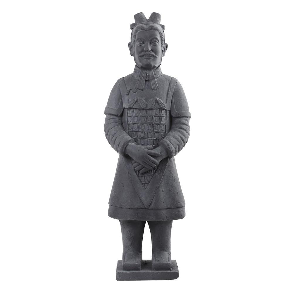Arlmont & Co. Atas Warrior Weather Resistant Stone Garden Statue