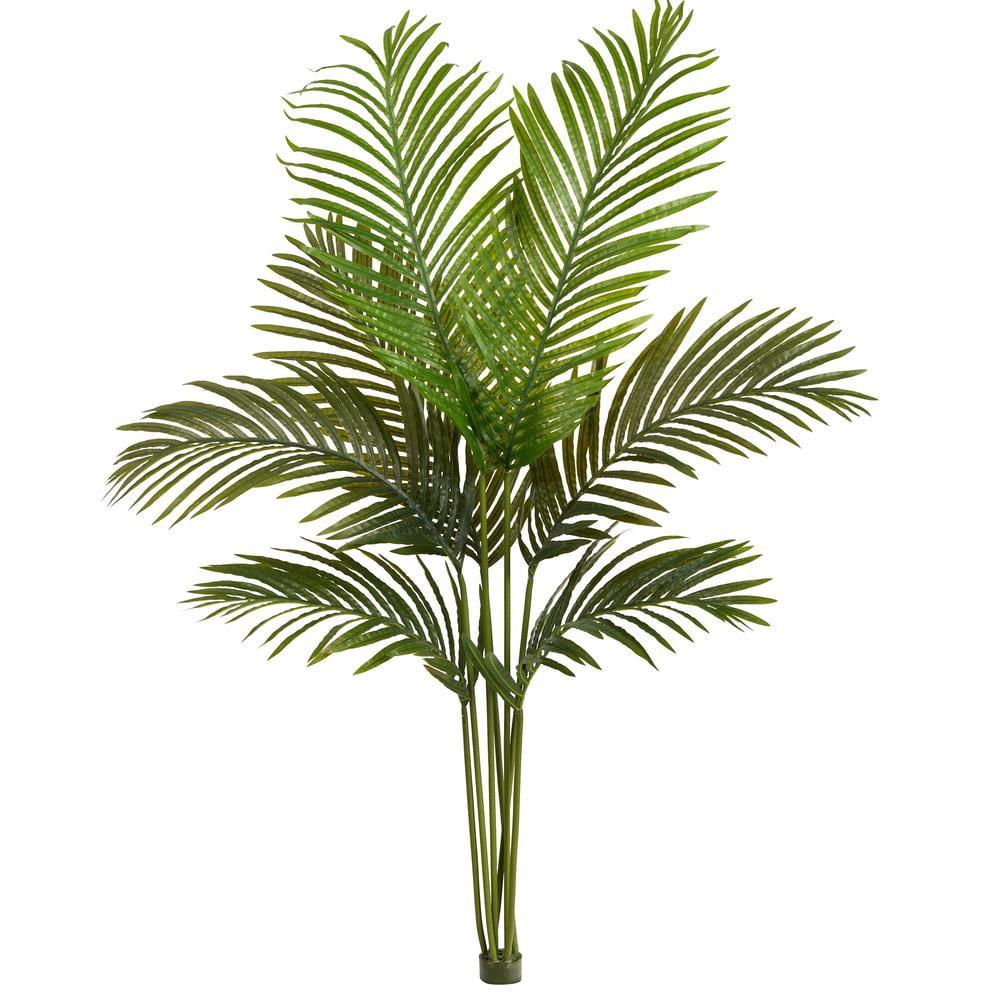 4ft Green Artificial Palm Tree with Bendable Branches