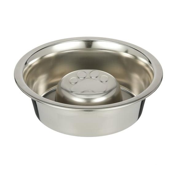 Neater Pets Stainless Steel Slow Feed Bowl - Improves Digestion, Stops Obesity, and Slows Down Eating - Fits in Medium Neater Feeder Deluxe and Most Elevated Feeders, 1 Cup