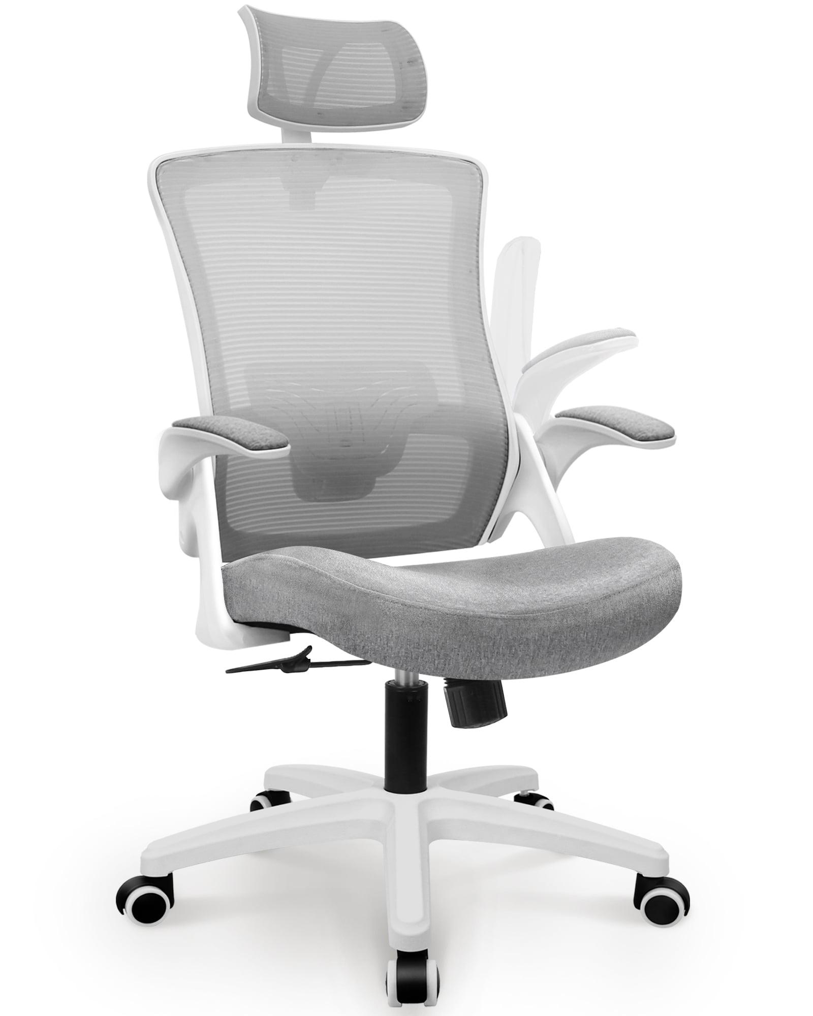 NEO Chair Reclining Mesh Office Chair Swivel Chair w/Adjustable Headrest Lumbar Support,Black/Gray/Beige