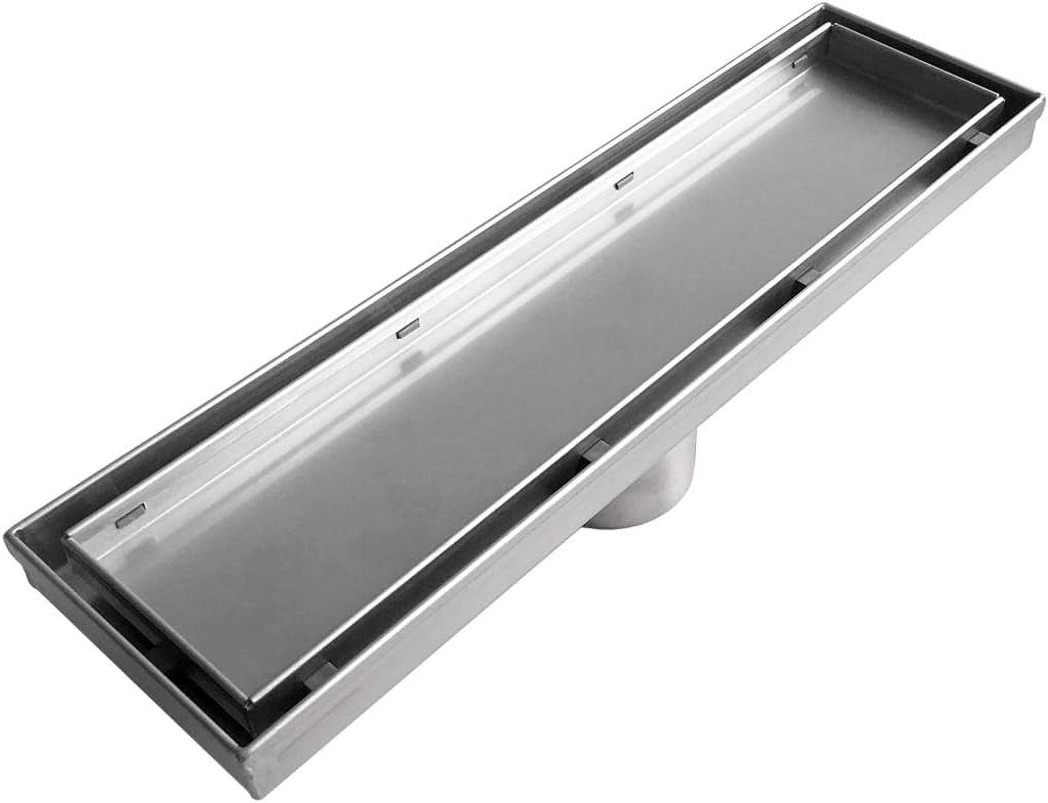 Neodrain 12-Inch Brushed Stainless Steel Linear Shower Drain