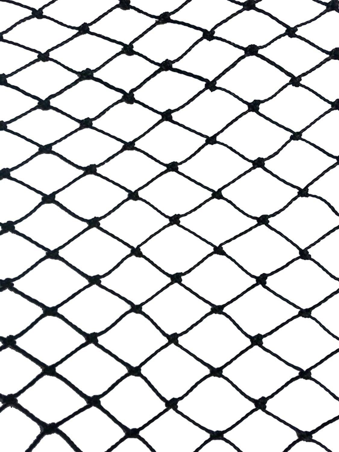 Netting Noa Store Nylon Mesh Anti Bird Netting Aviary Netting and Poultry Netting [25 x 50] ft 13.78 in Black