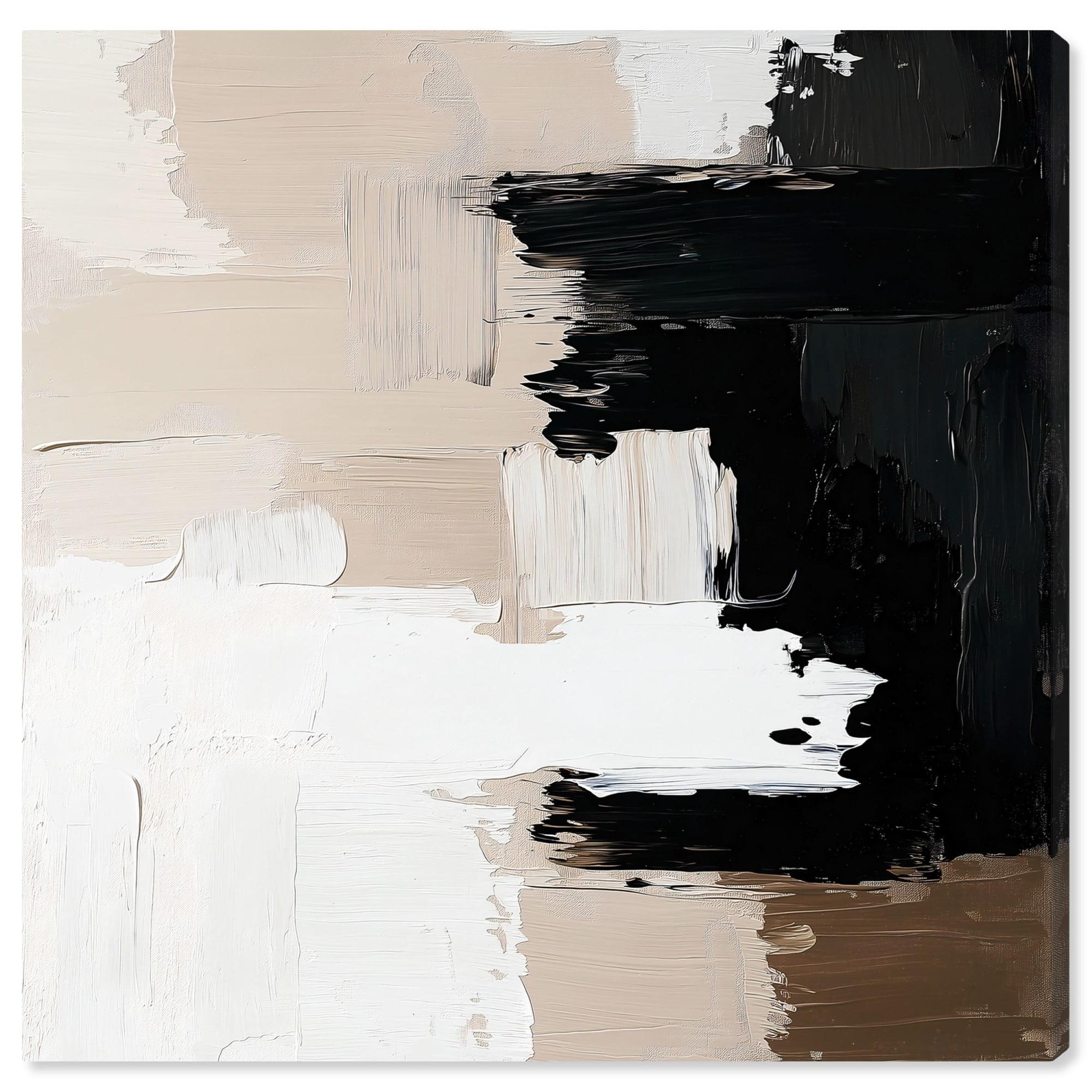 Art Remedy Neutral Ground Canvas Gemstone Abstract Art by Art Remedy