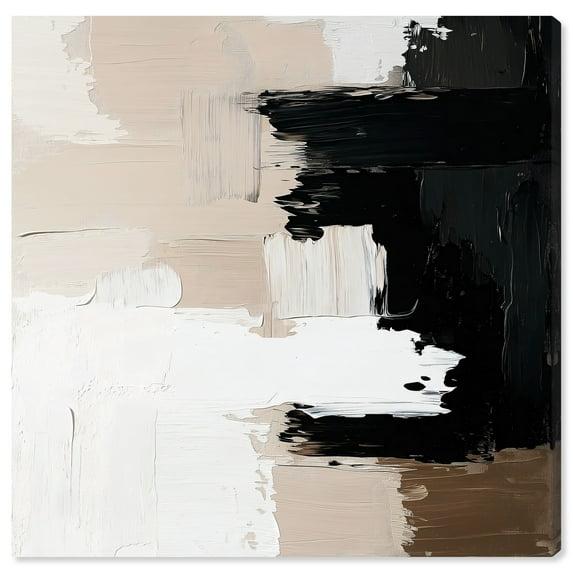 Art Remedy Neutral Ground Canvas Gemstone Abstract Art by Art Remedy