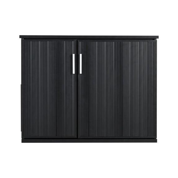 New Age Pet® ECOFLEX® Promax Litter Loo® Litter Box Enclosure Table, Espresso Black - Durable Wood Plastic Composite Cat Litter Box Furniture with No-Track Litter Mat, Easy Clean, Quick Assembly