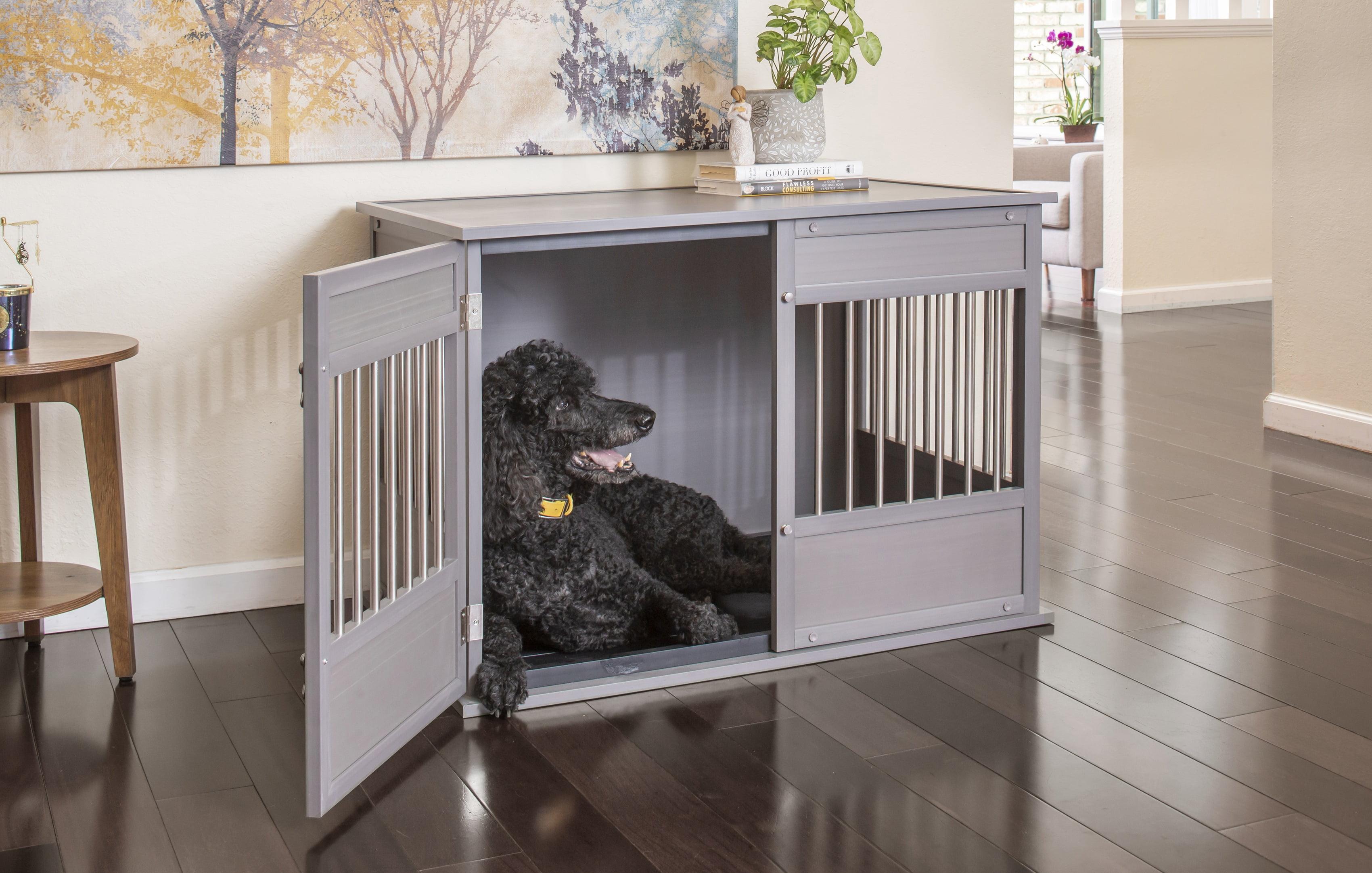 New Age Pet Horizon Pet Crate - ECOFLEX, Stainless Steel, Easy Access Door, 10-Year Warranty