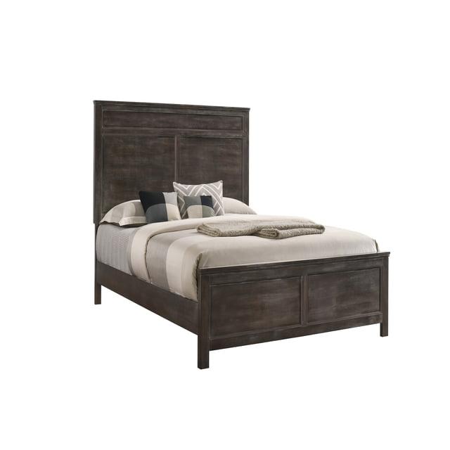 New Classic Furniture, Andover Twin Size Solid Wood Bed in Nutmeg