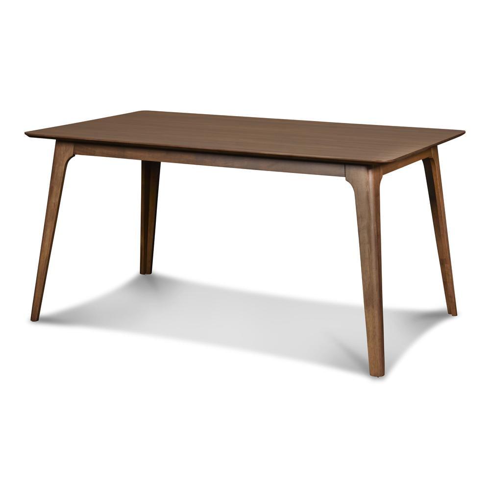 Oscar 60" Walnut Mid-Century Modern Dining Table