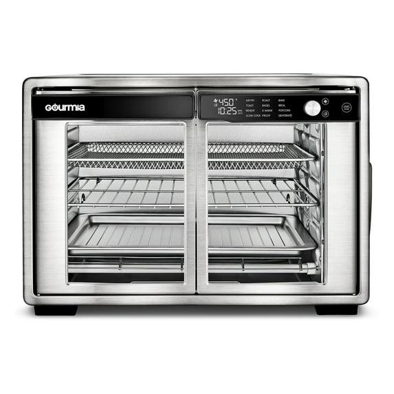 New Gourmia 1700W 9-Slice Digital Toaster Oven Air Fryer, 12 Cooking Preset, 35L, Stainless Steel