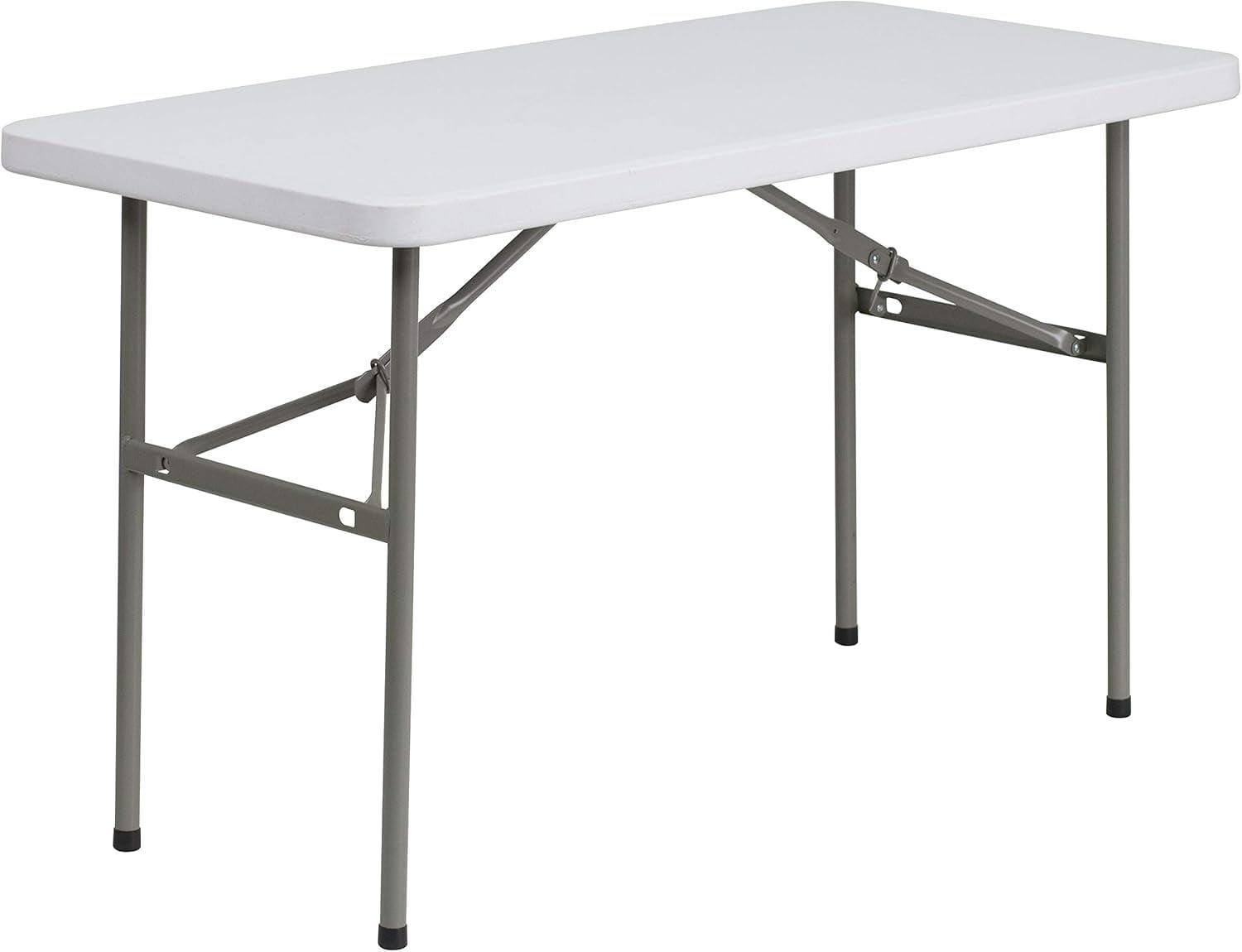 Flash Furniture Noah 4' Rectangular Plastic Event Folding Table